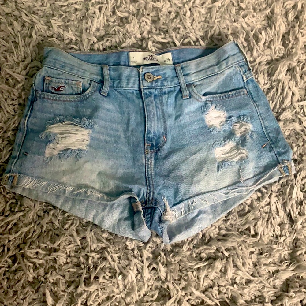 Hollister Jean shorts Color blue